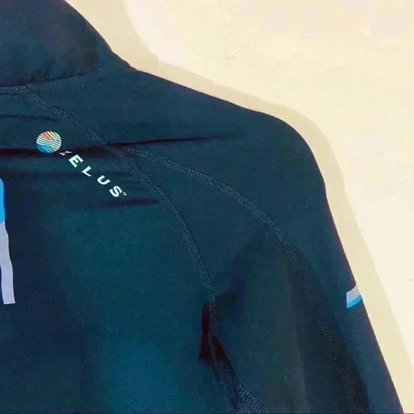 Zelus Zion Black Quarter Zip Pullover Running Athletic Sweatshirt Size XS - Picture 14 of 15